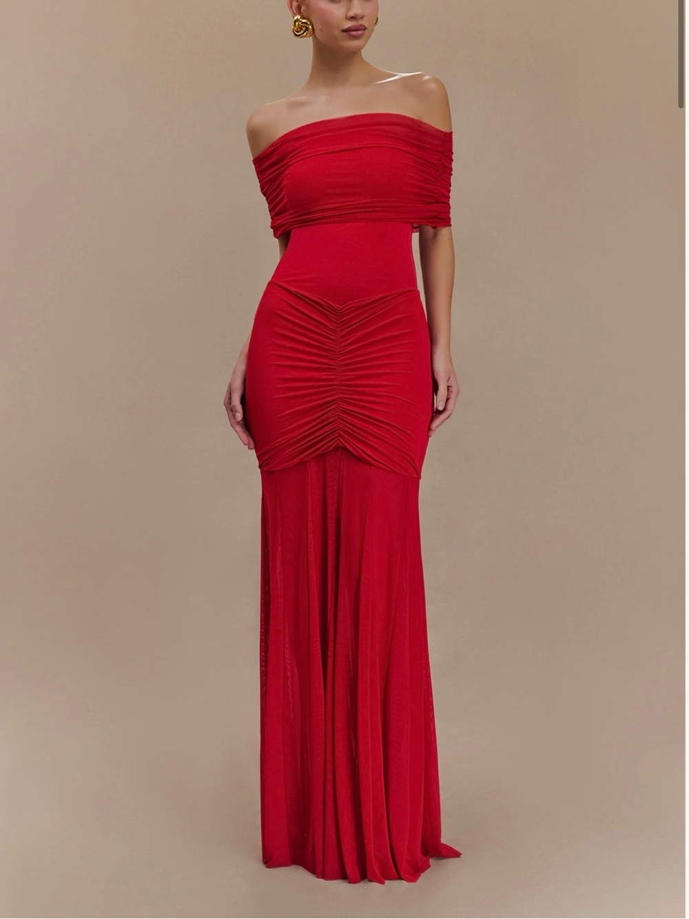 New with tags Meshki Caspian Red (ruby) dress